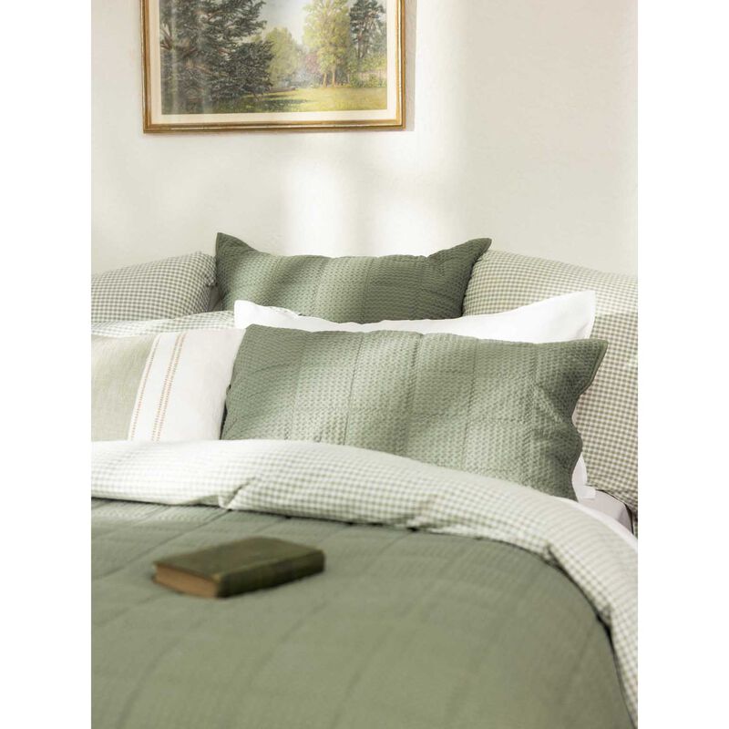 Wallace Cotton Sloane Cotton Waffle Quilt image number 2